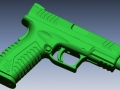Springfield Armory XD9 3D Scan data