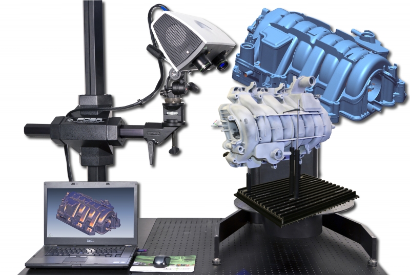 Automotive intake 3D scan