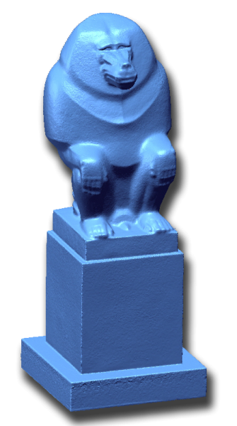 3D Scan data of Baboon Statue