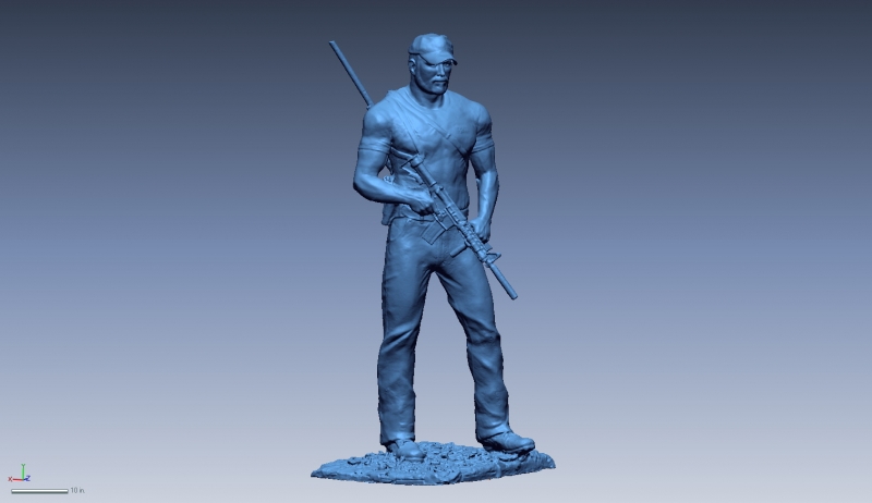 3D Scan data of Chris Kyle statue