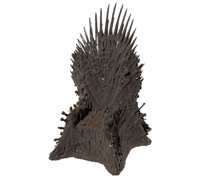 HBO Game Of Thrones Sword Throne 3D Scan data