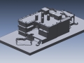 Mansion 3D CAD model for stonework fabrication