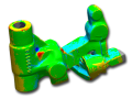 3D Inspection of CAD data to 3D scan data