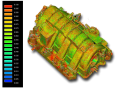 3D Inspection of CAD data to 3D scan data