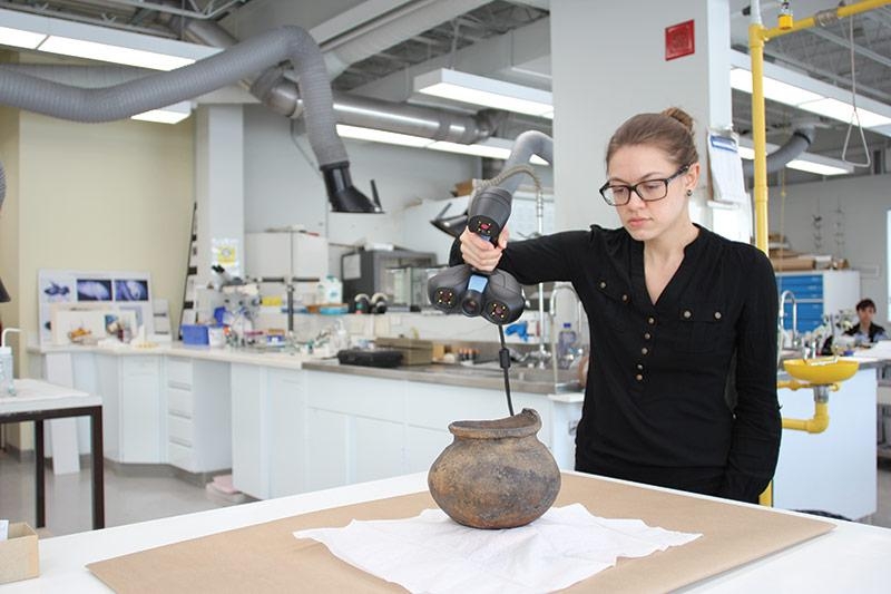 Full color 3D scanning of artifacts and art work