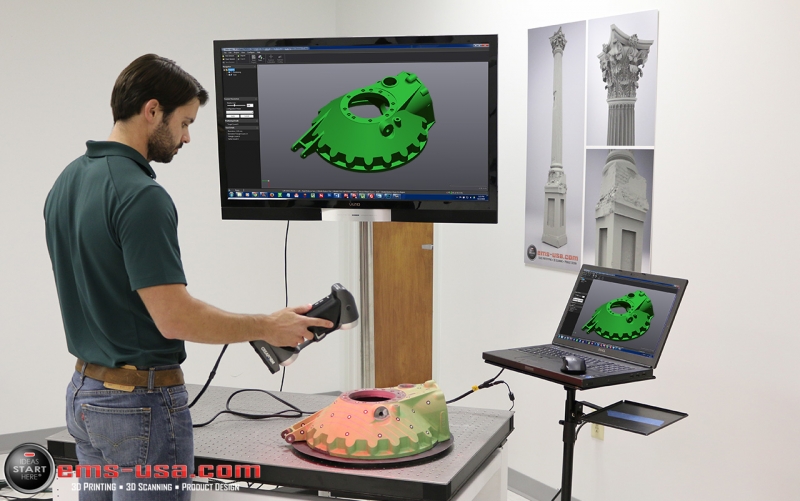 3D Scanning a casting