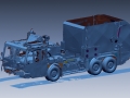 3D Scan data of a garbage truck