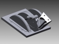 Aircraft control 3D CAD data