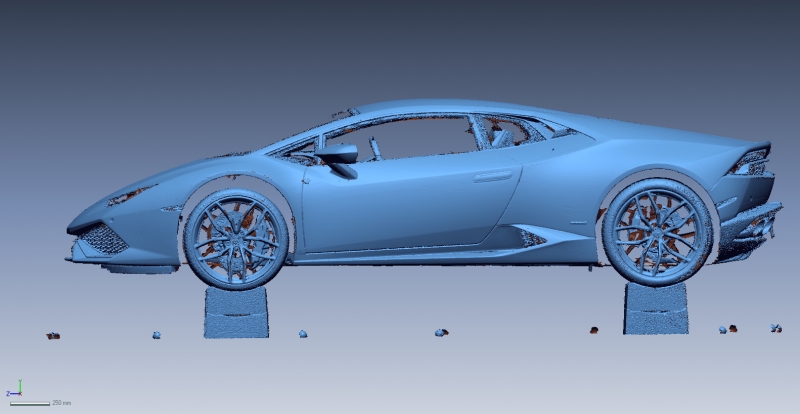 3D Scan data of Lamborghini Huracan