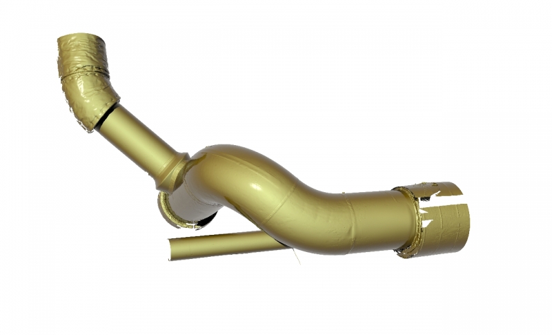 Nuclear Waste Water Pipe CAD model