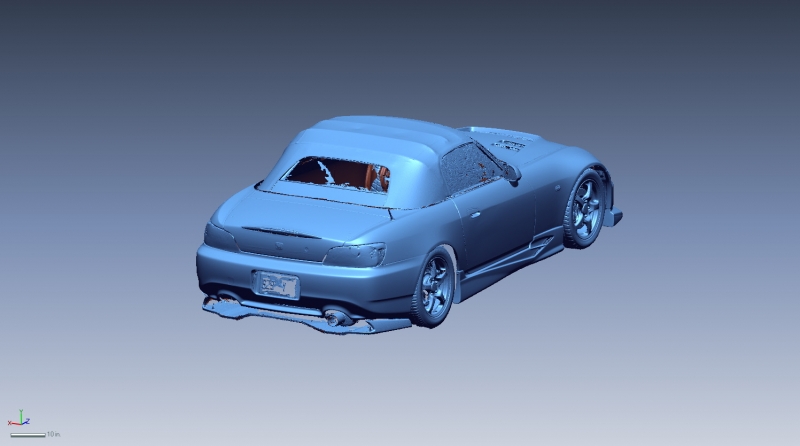 3D Scan of Honda S2000