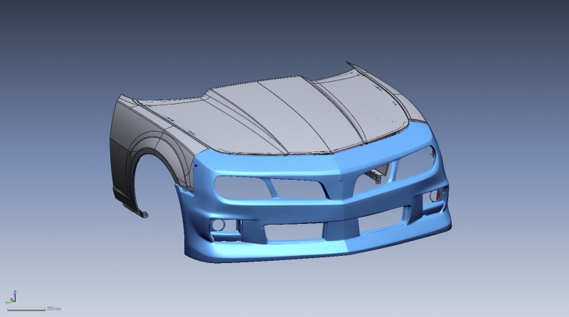 3D Scan data to OEM car data
