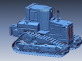 Bulldozer 3D Scan data