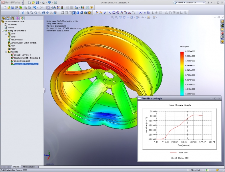 Drop Test SOLIDWORKS 3D CAD