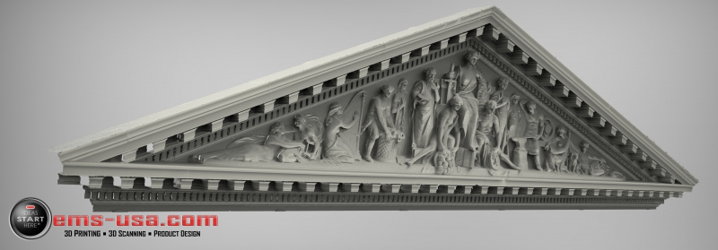 Un-edited 3Dscan data - notice the incredible resolution and detail