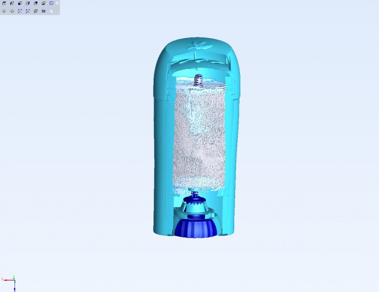 Sectioned Deodorant Wenzel CT Scanner