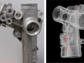 Notice the voids inside the part